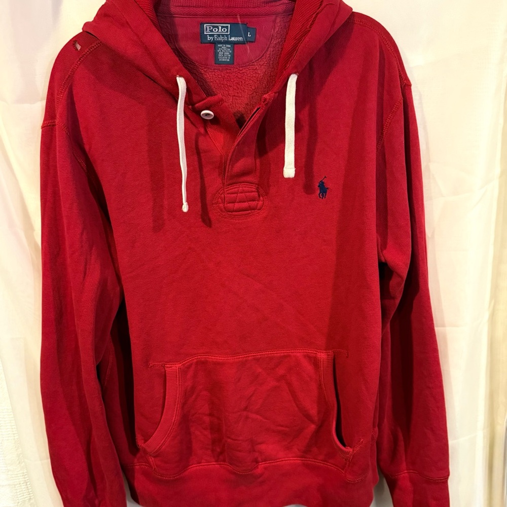 Ralph Lauren Red Men's Hoodie